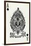 Ace of Spades from a deck of Goodall & Son Ltd. playing cards, c1940-Unknown-Framed Giclee Print