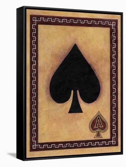 Ace of Spades-John Zaccheo-Framed Stretched Canvas