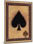 Ace of Spades-John Zaccheo-Mounted Giclee Print