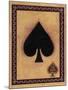 Ace of Spades-John Zaccheo-Mounted Giclee Print