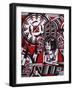 Ace of Spades-Abstract Graffiti-Framed Giclee Print