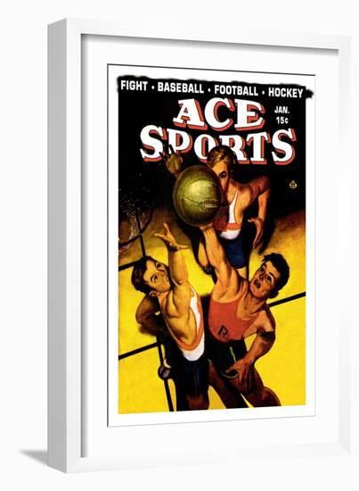 Ace Sports: Basketball-null-Framed Art Print