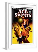 Ace Sports: Basketball-null-Framed Art Print