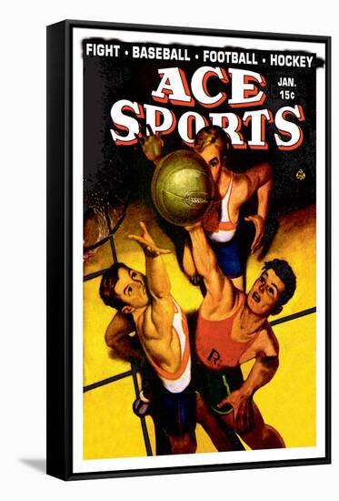 Ace Sports: Basketball-null-Framed Stretched Canvas