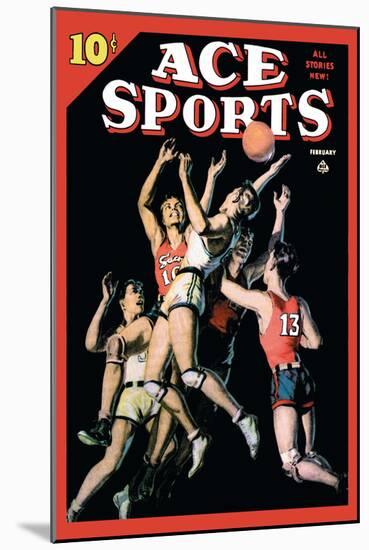 Ace Sports: In the Heat of the Game-null-Mounted Art Print