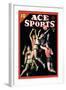 Ace Sports: In the Heat of the Game-null-Framed Art Print