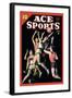 Ace Sports: In the Heat of the Game-null-Framed Art Print