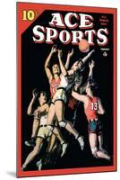 Ace Sports: In the Heat of the Game-null-Mounted Art Print
