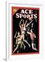 Ace Sports: In the Heat of the Game-null-Framed Art Print