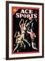 Ace Sports: In the Heat of the Game-null-Framed Art Print