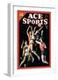 Ace Sports: In the Heat of the Game-null-Framed Art Print