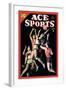 Ace Sports: In the Heat of the Game-null-Framed Art Print