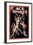 Ace Sports: In the Heat of the Game-null-Framed Art Print