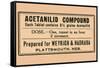 Acetanild Compound-null-Framed Stretched Canvas