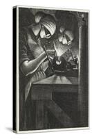 Acetylene Welders, 1917 (Litho)-Christopher Richard Wynne Nevinson-Stretched Canvas