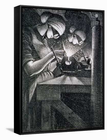 Acetylene Welders, 1917-Christopher Richard Wynne Nevinson-Framed Stretched Canvas