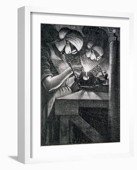 Acetylene Welders, 1917-Christopher Richard Wynne Nevinson-Framed Giclee Print