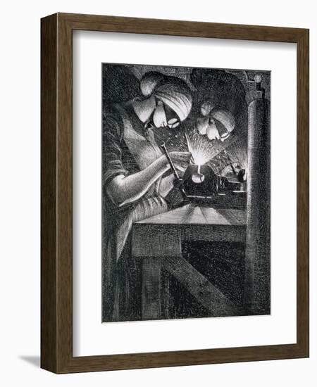 Acetylene Welders, 1917-Christopher Richard Wynne Nevinson-Framed Giclee Print