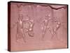 Achaemenid cylinder-seal impression of a Royal hunt. Artist: Unknown-Unknown-Stretched Canvas