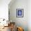 Achatina Shell (indigo)-Bert Myers-Framed Art Print displayed on a wall