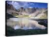 Acherito Lake in the Pyrenees Mountains, Spain-Inaki Relanzon-Stretched Canvas