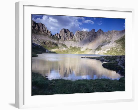 Acherito Lake in the Pyrenees Mountains, Spain-Inaki Relanzon-Framed Photographic Print