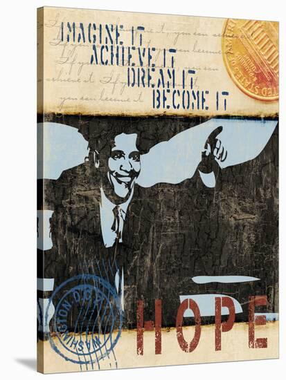 Achieve It-Benny Diaz-Stretched Canvas