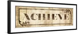 Achieve-Jace Grey-Framed Art Print