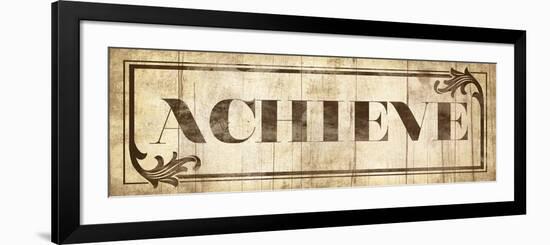 Achieve-Jace Grey-Framed Art Print