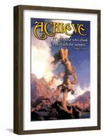 Achieve-null-Framed Art Print