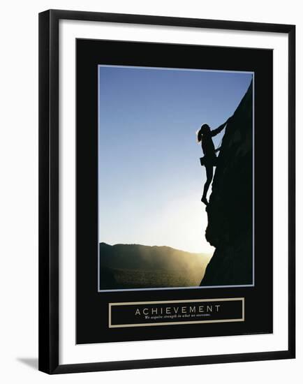 Achievement - Climber-Unknown Unknown-Framed Photo