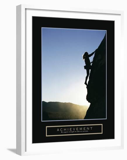 Achievement - Climber-Unknown Unknown-Framed Photo