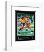 Achievement - Girl's Soccer-Bill Hall-Framed Art Print