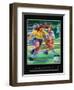 Achievement - Girl's Soccer-Bill Hall-Framed Art Print