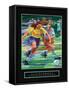 Achievement - Girl's Soccer-Bill Hall-Framed Stretched Canvas