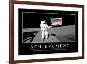 Achievement: Inspirational Quote and Motivational Poster-null-Framed Photographic Print