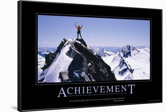 Achievement-null-Framed Poster