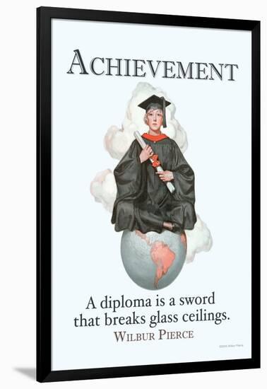 Achievement-null-Framed Art Print