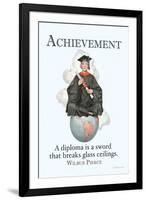 Achievement-null-Framed Art Print