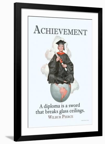 Achievement-null-Framed Art Print