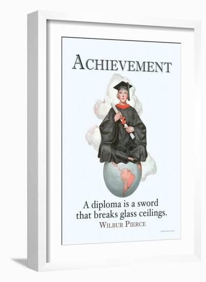 Achievement-null-Framed Art Print