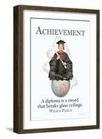 Achievement-null-Framed Art Print