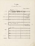 Prélude à "l'après-midi d'un faune" : Partition d'orchestre : page 1-Achille-Claude Debussy-Stretched Canvas