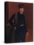 'Achille de Gas in the Uniform of a Cadet', 1856-1857-Edgar Degas-Stretched Canvas