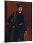 'Achille de Gas in the Uniform of a Cadet', 1856-1857-Edgar Degas-Mounted Giclee Print