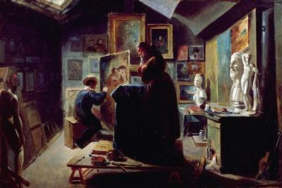 In the Artist's Studio, 1820-30