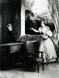 Portrait of Alexandre Dumas, Père-Achille Deveria-Giclee Print