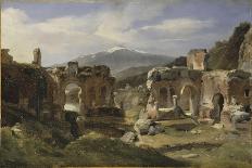 The Temple of Segeste, C1810-1822-Achille Etna Michallon-Giclee Print