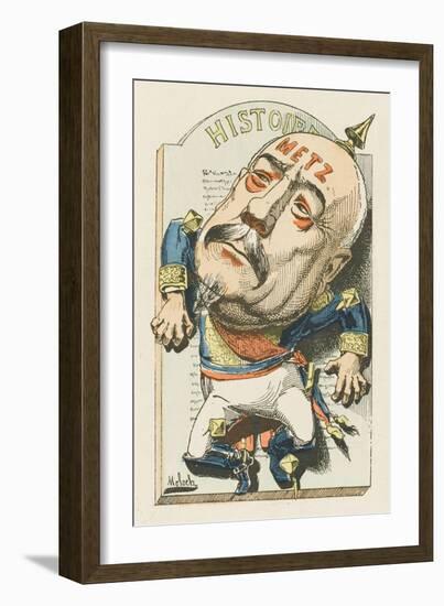 Achille-Francois Bazaine Satire of the Marshal of France Who Served in the Crimean War-Moloch-Framed Art Print