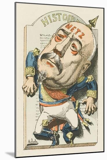 Achille-Francois Bazaine Satire of the Marshal of France Who Served in the Crimean War-Moloch-Mounted Art Print